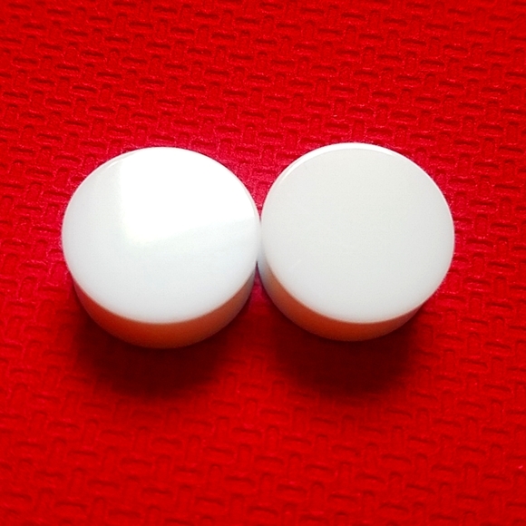 Awesome Acrylic white with pink ring 7/8in or 22mm - Picture 4 of 4